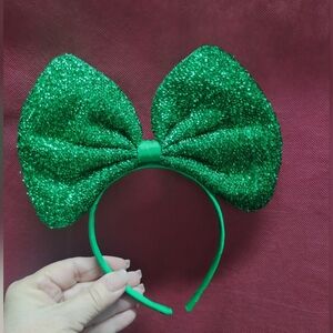 Green Bow headband